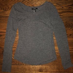 Gray forever 21 long sleeve